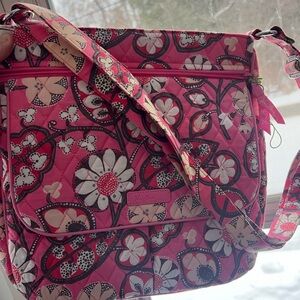 Vera Bradley Pink Floral Women's Bag pink blossom paisley NEW